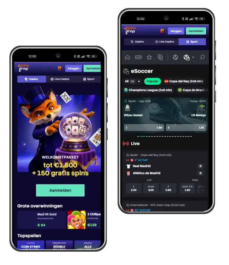 spinogrino casino nieuwe bookmakers nederland